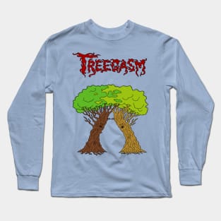 Treegasm With Text Long Sleeve T-Shirt